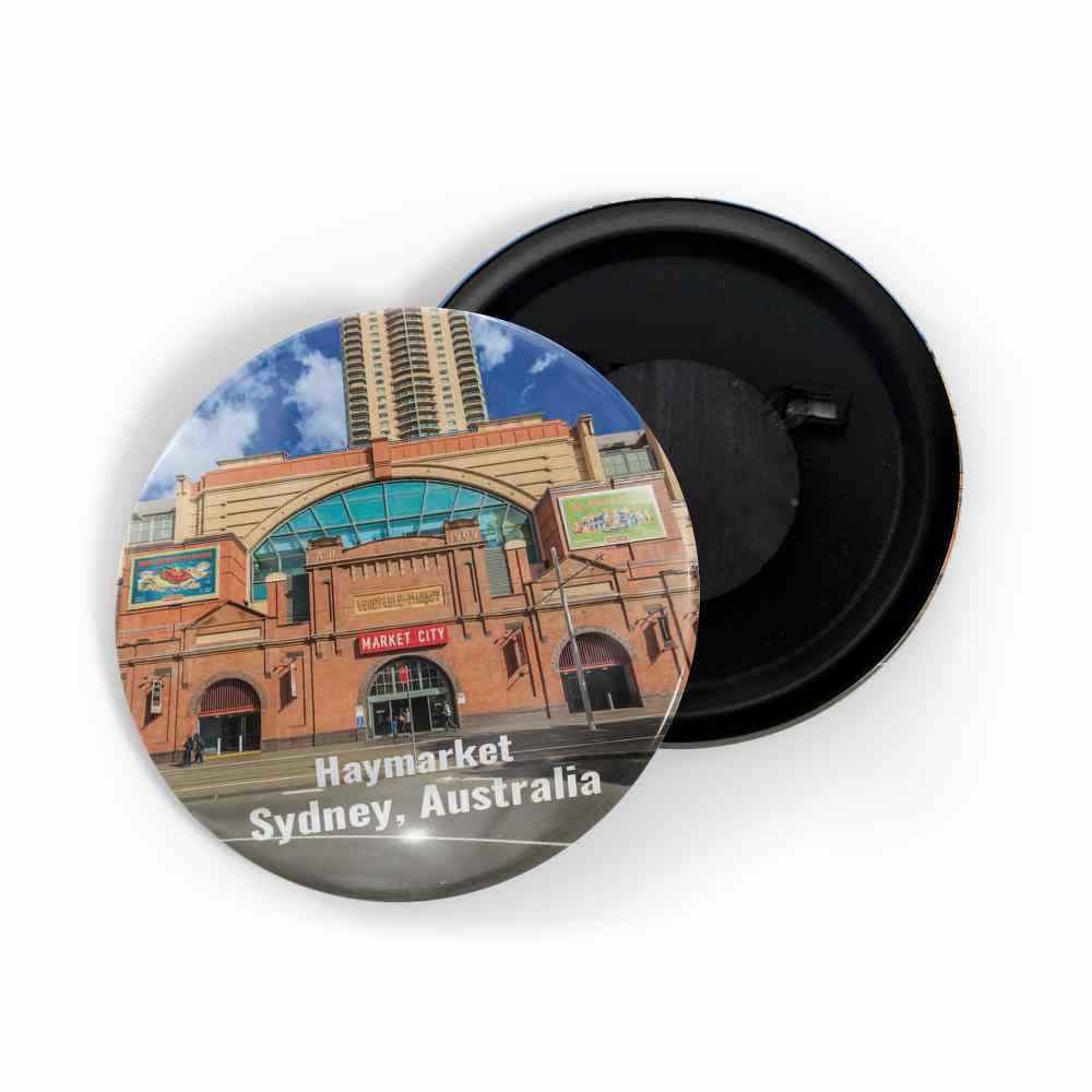 dhcrafts Fridge Magnet Multicolor Famous Tourist Place Haymarket Sydney Australia Glossy Finish Design Pack of 1